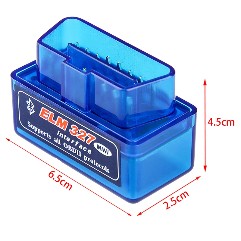 Mini elm327 obd2 scanner bluetooth-compatível v1.5/2.1 scanner de carro leitor de código ferramenta de diagnóstico do carro ferramentas de reparo