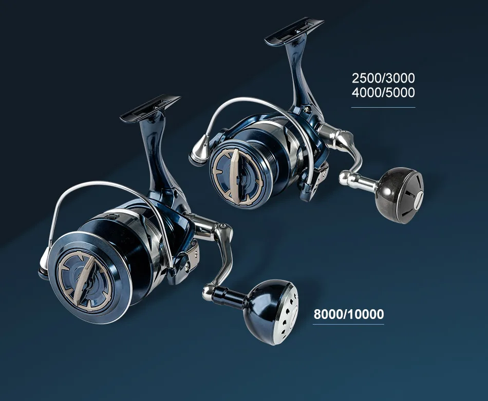 ノエビ スピニングリール 2500〜10000 25kgドラッグ アルミ製