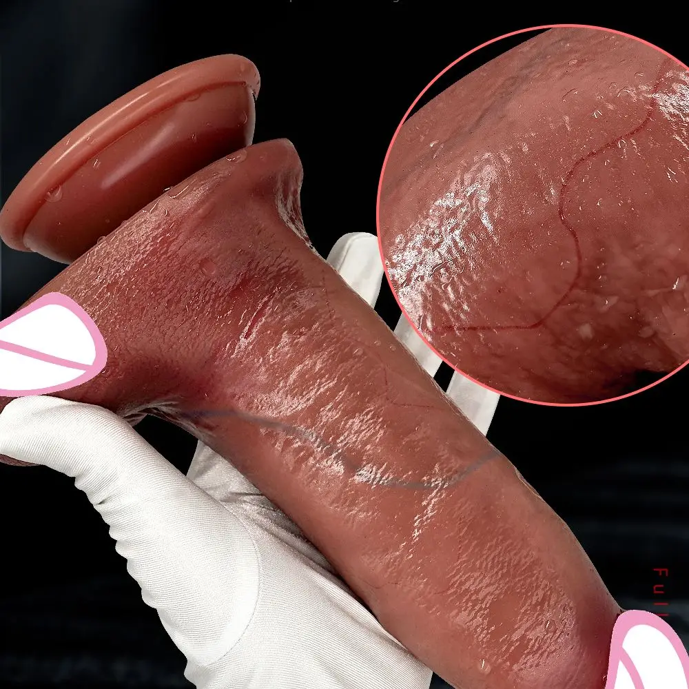 Super Big Skin Dildo Penis Medical Silicone Realistic SexToy For Women Masturbator Makeup Dildo Strap on Suction Cup Dick Adults