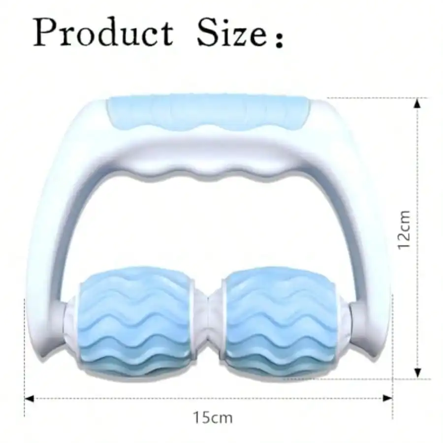 Muscle Massage Roller Deep Tissue Recovery Massage Tool With 2 Balls Body Massager For Neck Shoulder Legs