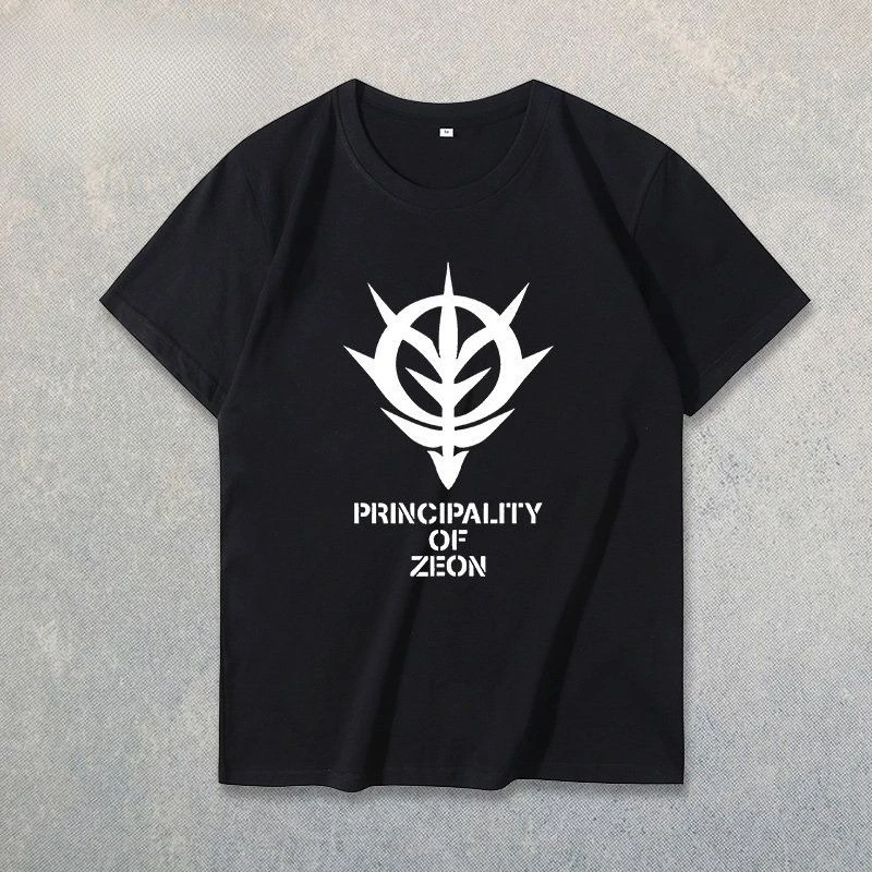 Mobile Suit Gundam T-Shirt Zaku Zeta Army Zeon Men's and Women's Short Sleeve T-Shirt Top