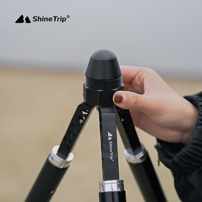 

ShineTrip Multifunctional Aluminium Alloy Tripod Camping Stand Outdoor Head Light Stand Tent Support Tripod Tent Accessories