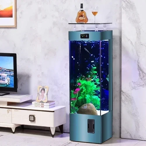 

Smart Fish Tank Ecological Lazy Change Water Small and Medium-Sized Living Room Home Fish Globe Aquarium Bottom Filter