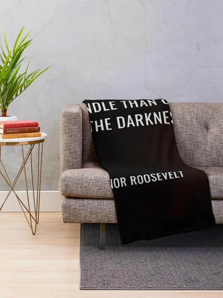 Eleanor Roosevelt Quotes Throw Blanket Soft Plush Plaid Giant Sofa Sofa Throw Fashion Sofas Blankets