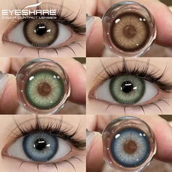 EYESHARE Colored Contact Lenses Natural Eye Lens Blue Eye Contacts Brown Lenses Gray Pupils Yearly Cosmetic Green Contacts 1pair