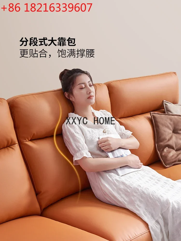 Picture 6: TAO First Class Modern Minimalist Electric Function Technology Cloth Sofa Coffee Table Lying Three-Seat