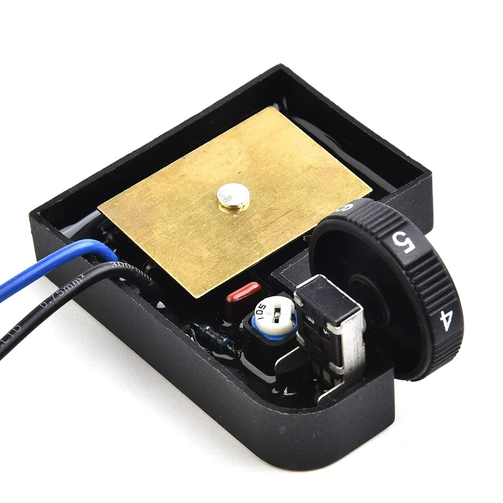 Speed Controller Switch Governor 6-Speed Adjustable Replacement for 180 230 Polishing Machine Power Tool - Plastic+Metal Design