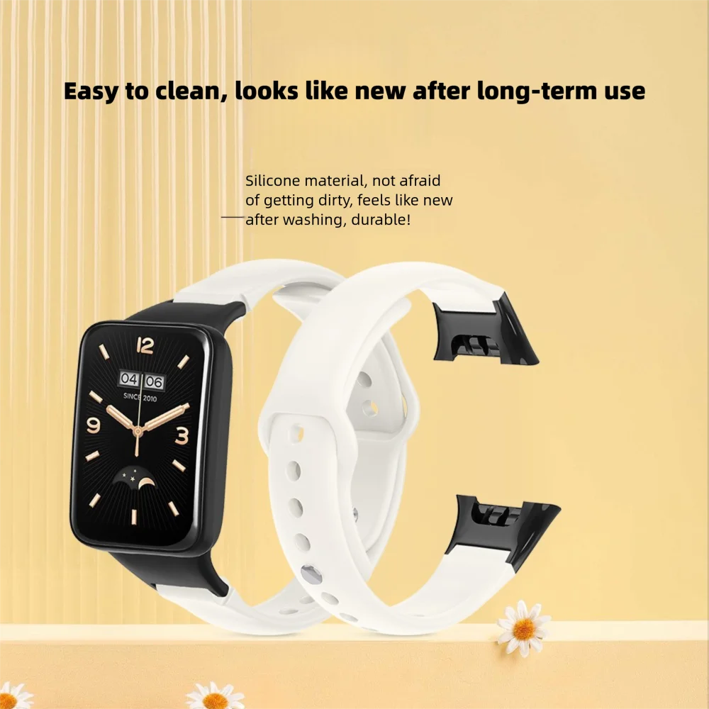 Cinturino di ricambio per Xiaomi Mi Band 7 Pro Fibbia inversa Chiusura a sgancio rapido per la testa Polsino sportivo in silicone resistente al sudore Uomo Donna