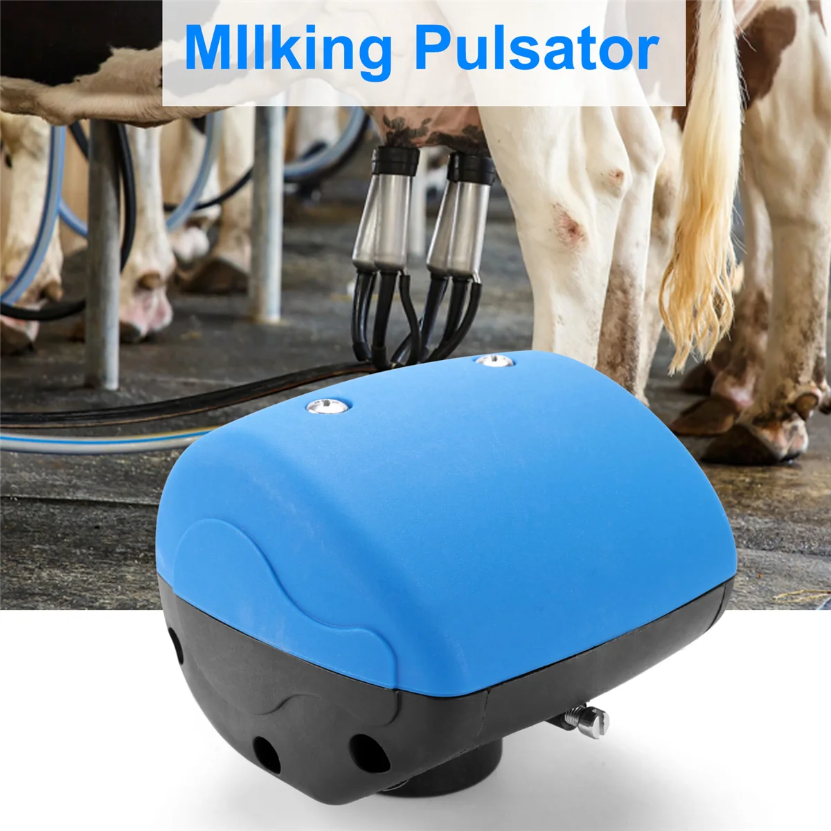 Pulsador de máquina de ordeño de plástico L90, pulsador neumático de leche para piezas de máquina de leche de oveja y vaca con 2 salidas