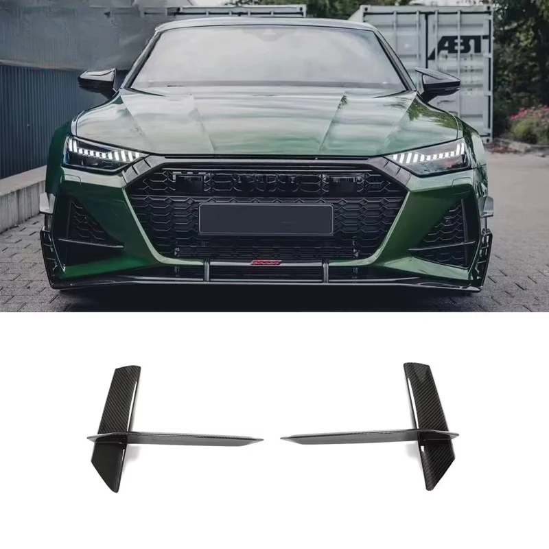 

Luxury ForAudi RS7 Dry Carbon Front Bumper Trim Sportback 4-Door 2019-2021