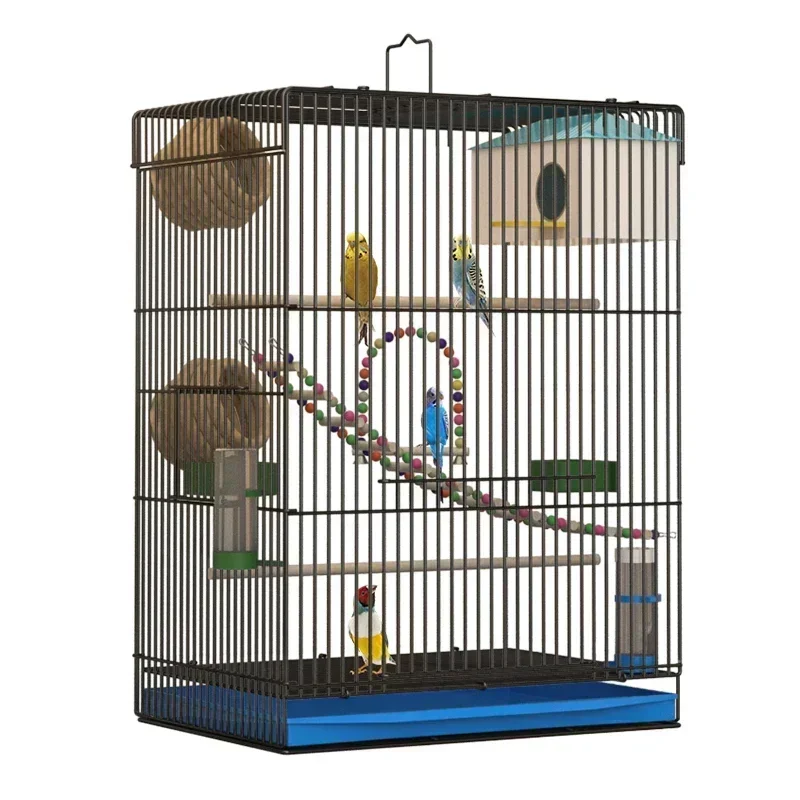 Garden Loungefly Nest Bird Cage Metal Breeding Box Bird Cage Parrot Large Canari House Gabbia Per Papagalli Furniture YN50BC