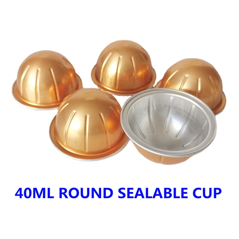 5pcs Reusable Coffee Capsule Pods Coffee Capsule Pod For Nespresso Vertuoline For Vertuo Next 230ML Coffee Capsule