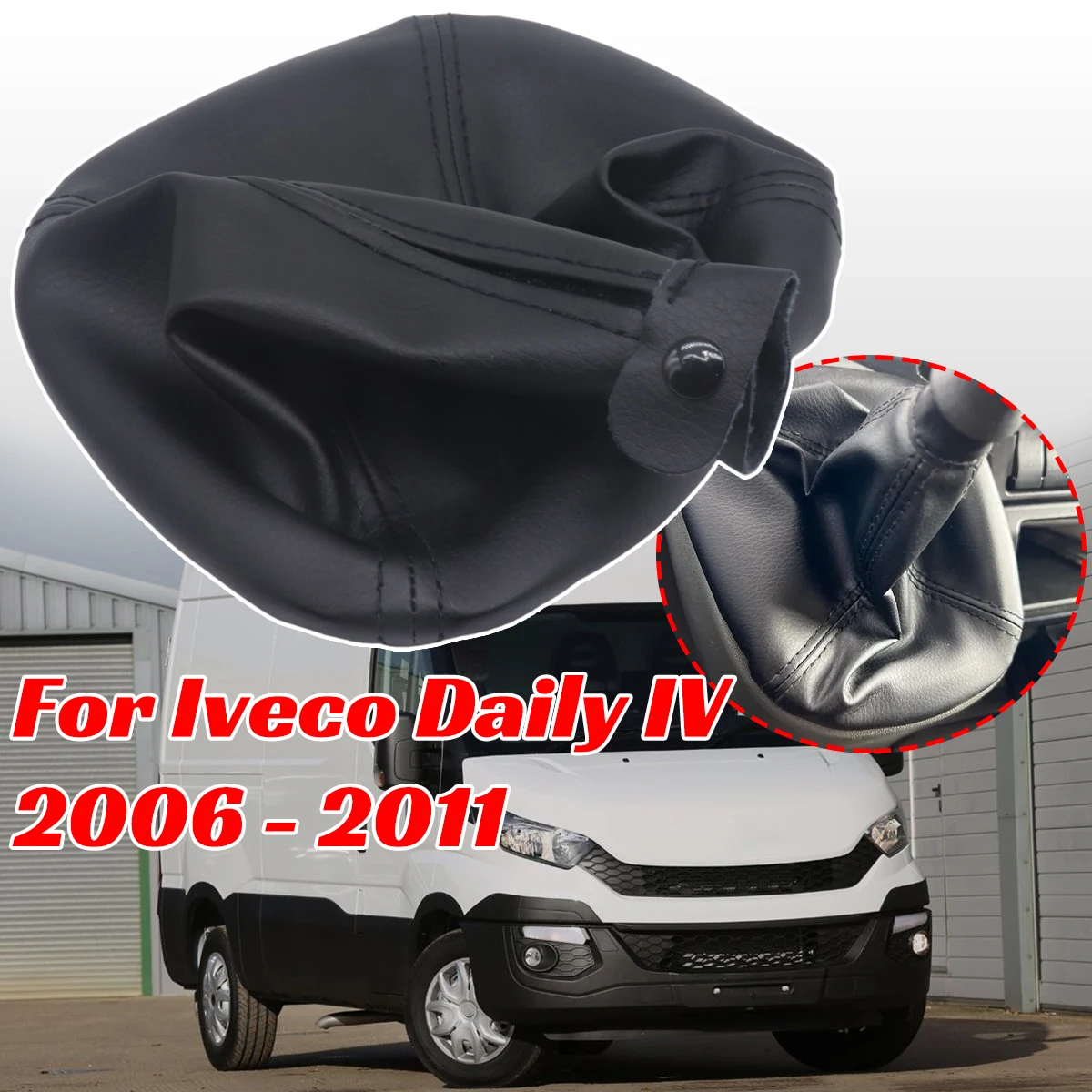 

Модернизированные кожаные гетры переключения передач для Iveco Daily IV — пылезащитная крышка переключения передач 06-11 LHD — рычаг переключения передач 5/6 скоростей, механическая коробка передач