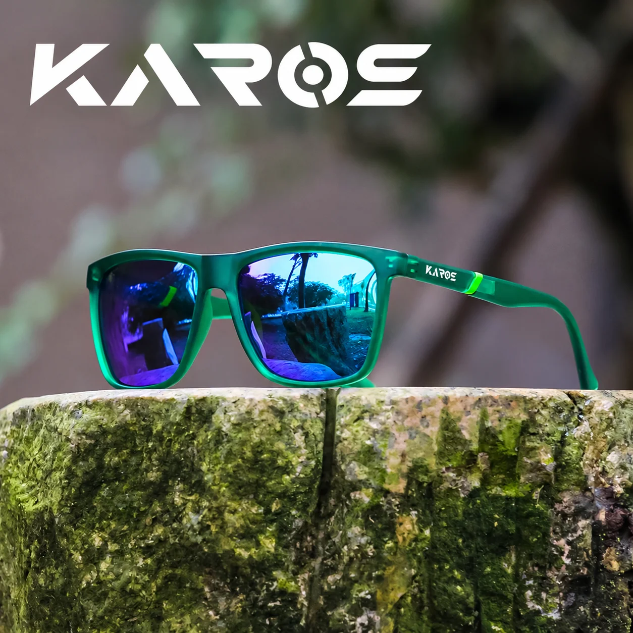 KAROS Polarisierte Sonnenbrille für Herren und Damen, Sport, Angeln, Spiegelgläser, Sonnenbrille zum Autofahren, für Outdoor-Aktivitäten und Reisen, ultraleicht, UV400-Schutz, Modell YZ2015