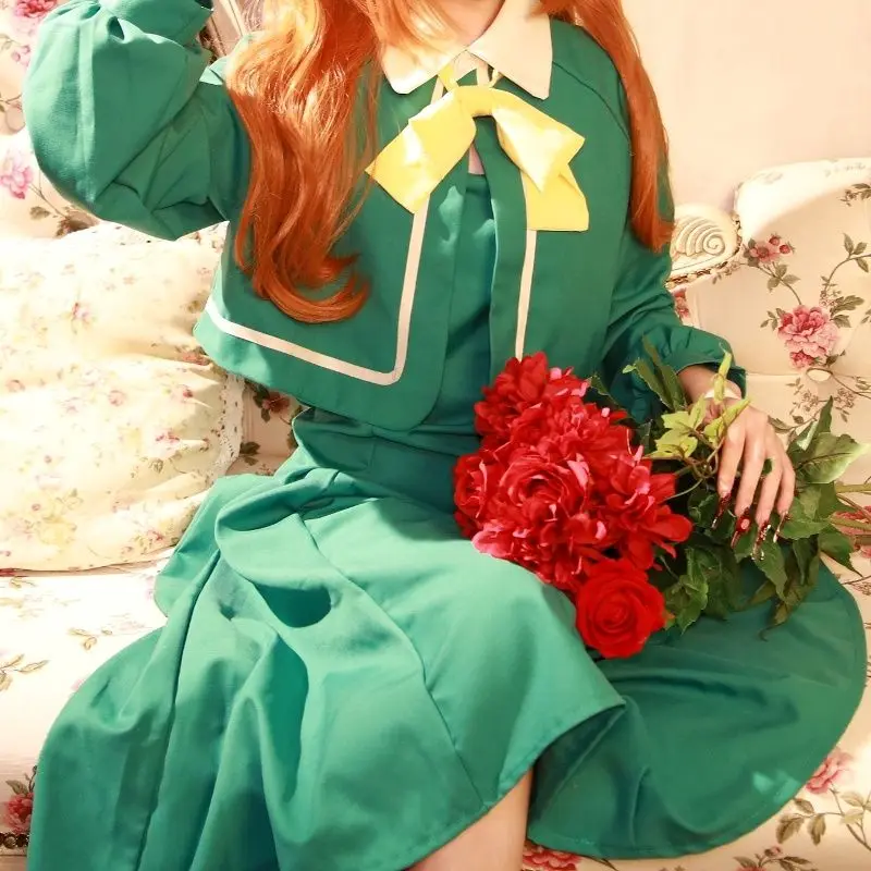 Vêtements de cosplay Asuka Langley Soryu, robe de dessin animé mignon, perruque Kawaii japonaise, périphérique d'anime, cadeau d'anniversaire pour un ami, nouveau