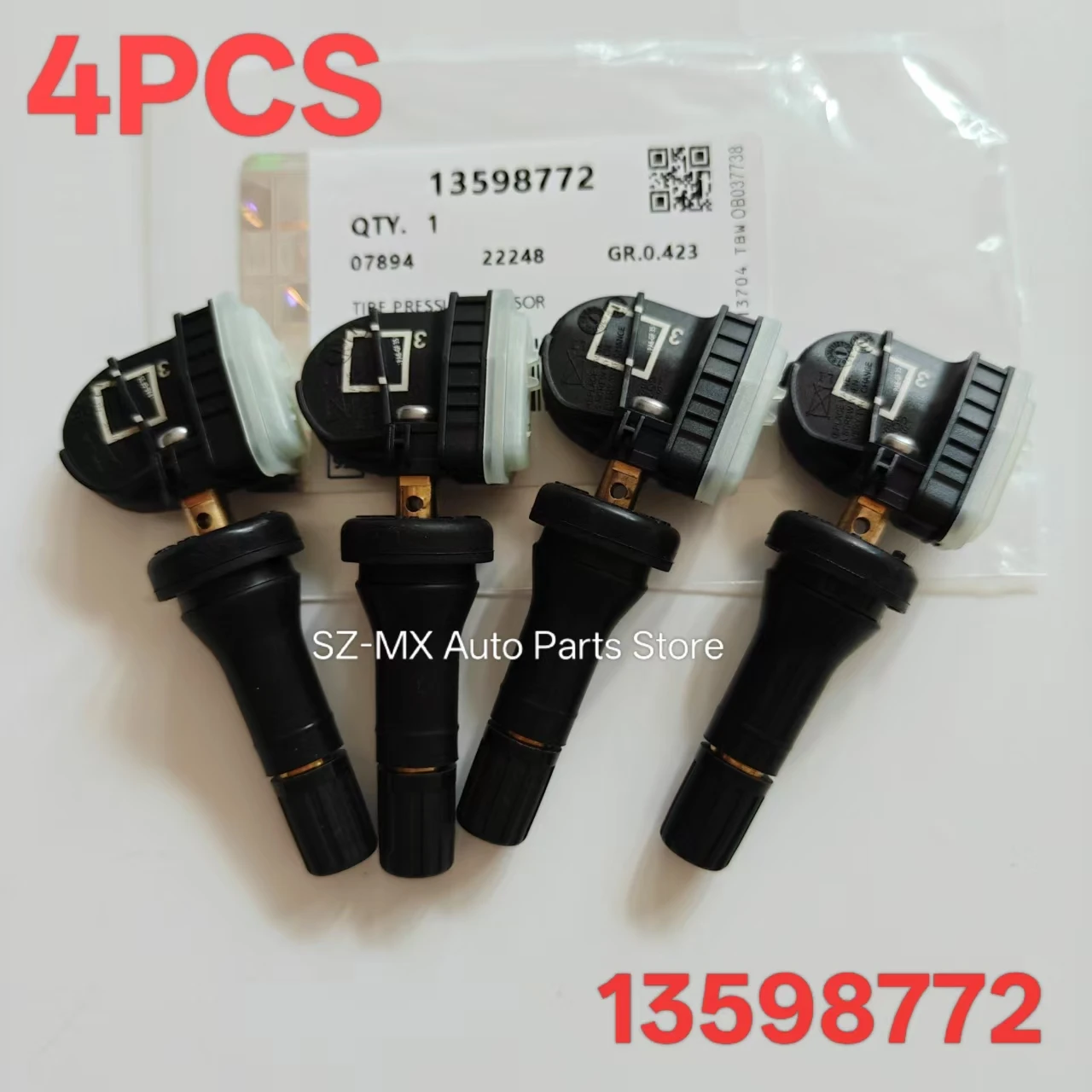 

4 шт. датчик давления в шинах 13598772 315 МГц для Chevrolet Equinox Terrain Silverado Sierra датчик давления в шинах TPMS от 2018 до 2023 гг.