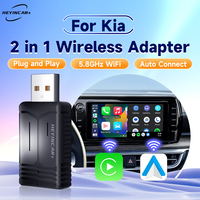 2025 HEYINCAR 2in1 Wireless Carplay Adapter Android Auto For Kia Sportage K5 Carnival Picanto Soul Seltos Telluride Niro EV6