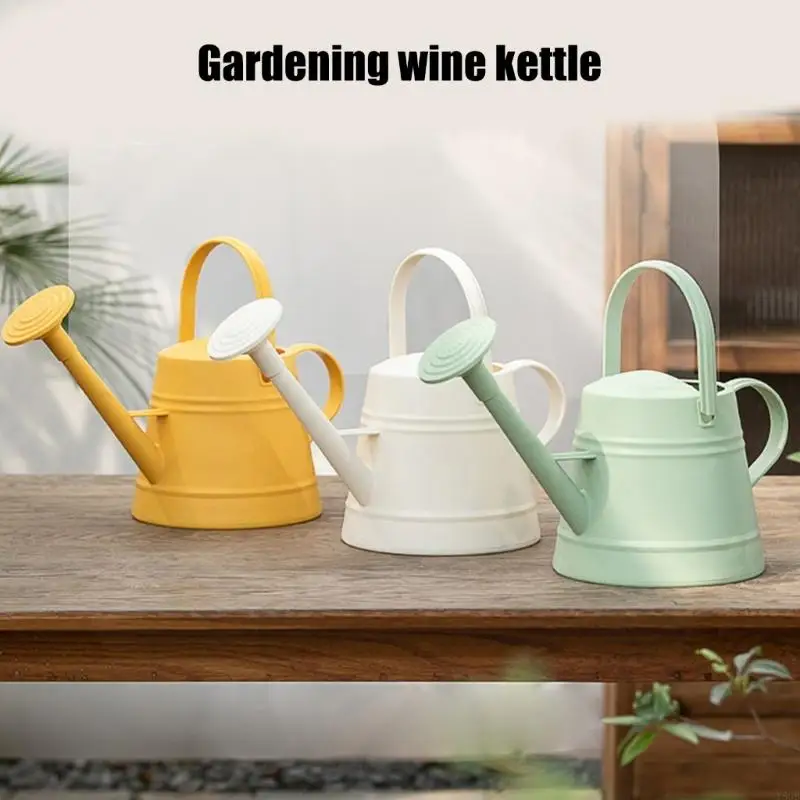 

Multipurpose Outdoor Watering Container Adjustable Flows Spout Removable Sprayer Nozzle Comfort Handle For Balcony Plant Y5GB
