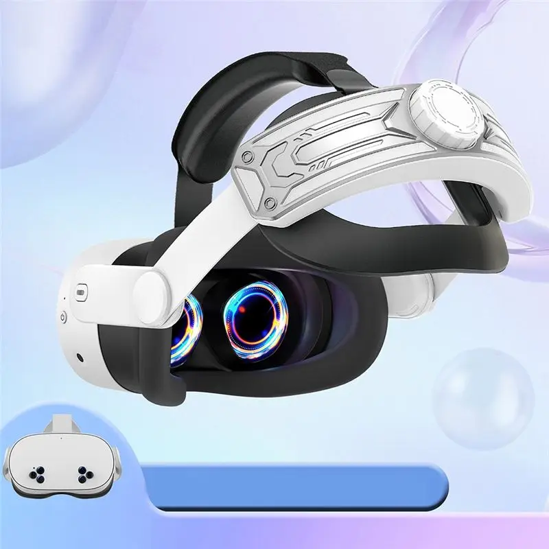 DT51 VR Head Strap for S, Adjustable for Elite Strap with Comfort Cushions, VR Accessories for Enhanced Support, Rose Gold