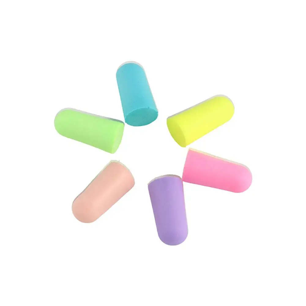 

Noise Proof Silicone Ear Plugs Soft Foam Anti-Noise Soundproof Earplugs Slow Rebound Protective Ear Protector