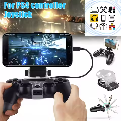 Games &amp; Accessories For Sony PlayStation PS4 Game Controller Dualshock4 Smart Mobile Phone Clip Clamp Mount Holder