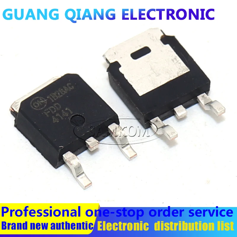 1PCS FDD4141 MOSFET P-CH 40V 10.8A/50A DPAK