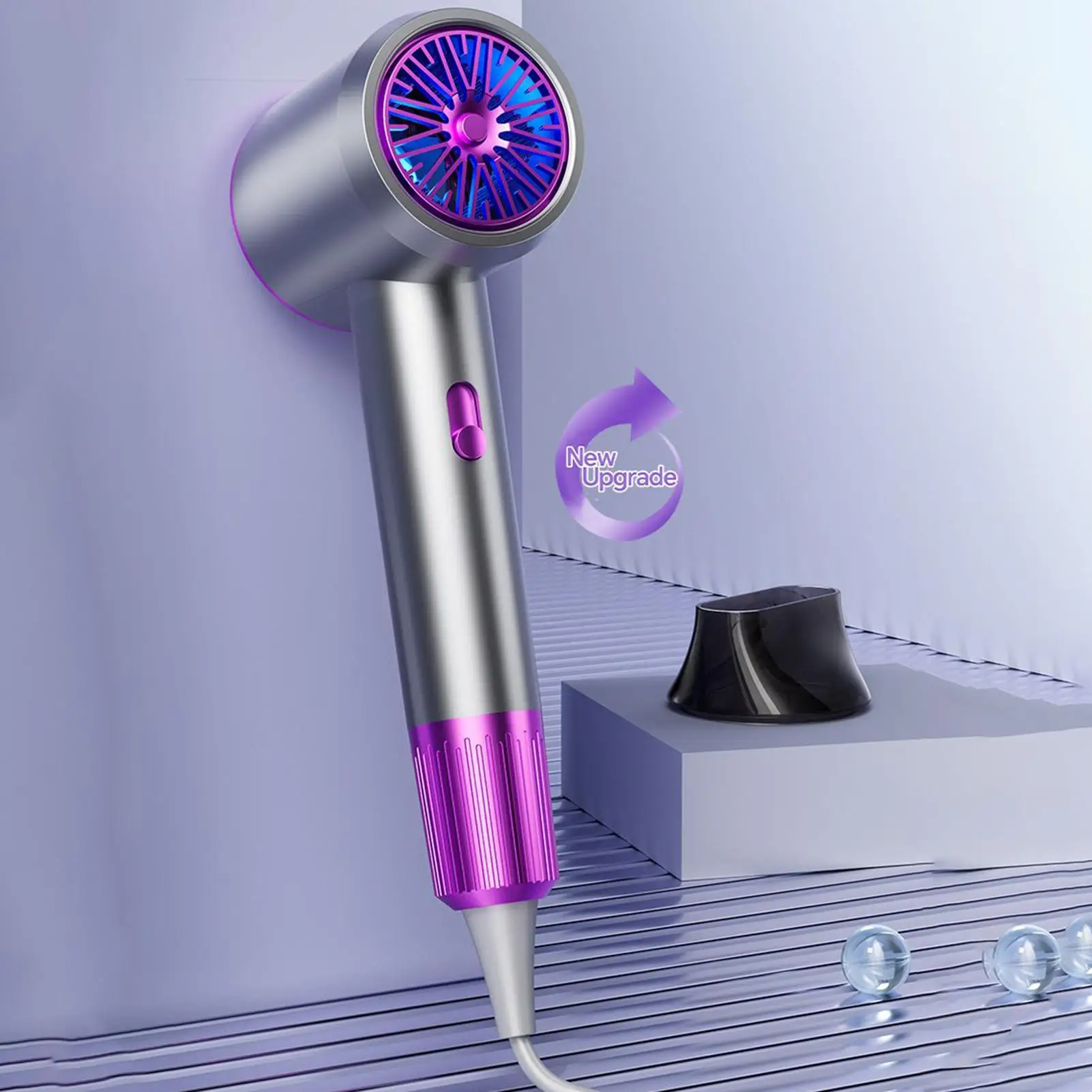 

Фен, синий свет, отрицательные ионы, высокоскоростной портативный фен, выпрямитель для завивки, фен для укладки, сушка для женщин, путешествий