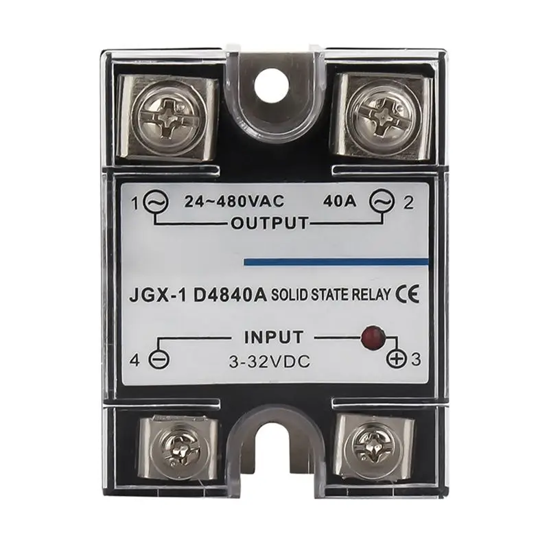 

Hot Trend-Single Phase Solid State Relay Single Phase SSR DC Control AC Solid State Relay