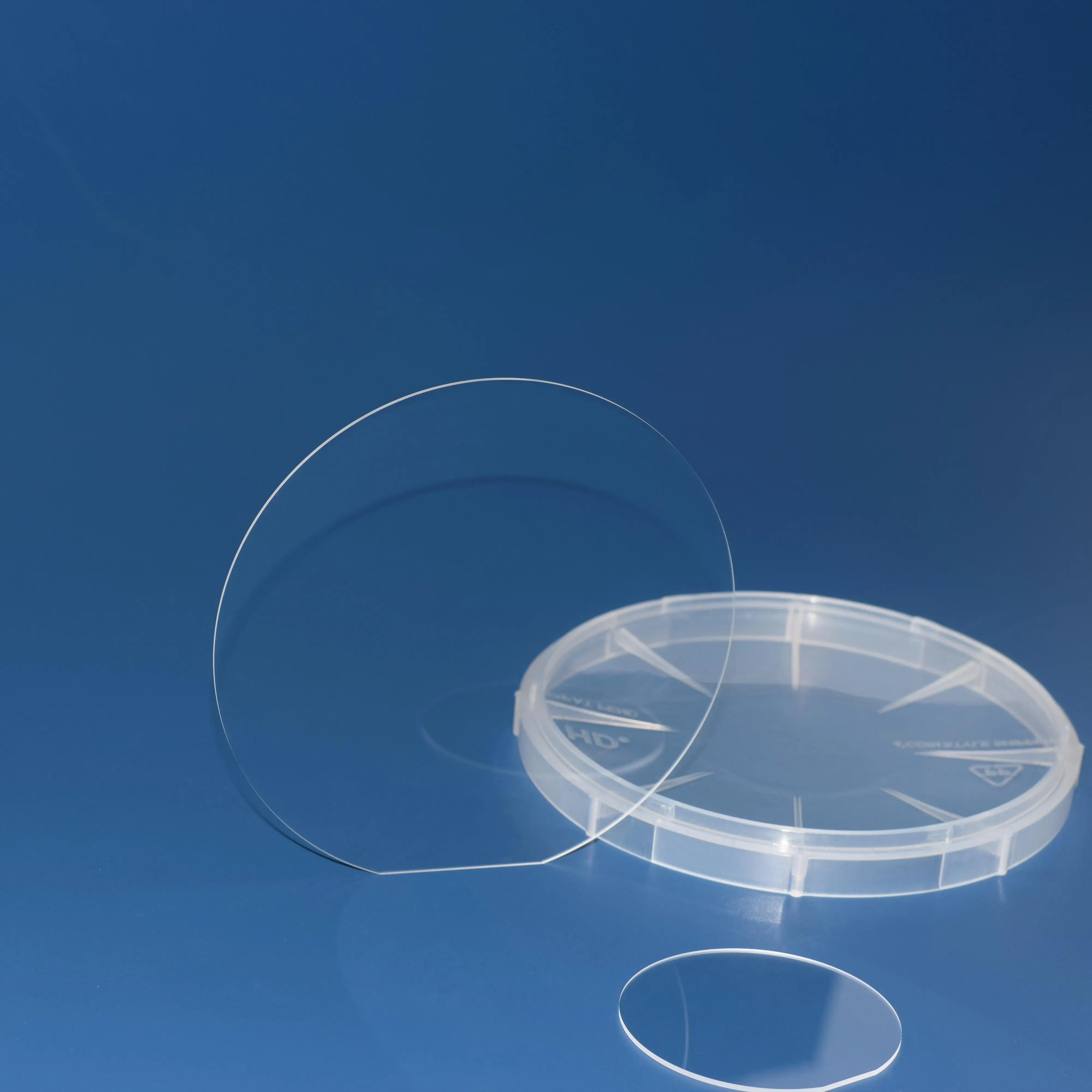 D50/100/150mm T0.4/0.5/0.7/.8/1.3mm Aluminosilicate Glass Wafer for Cover Glass Ultra-thin AS glass Sheet 100x100x0.7mm
