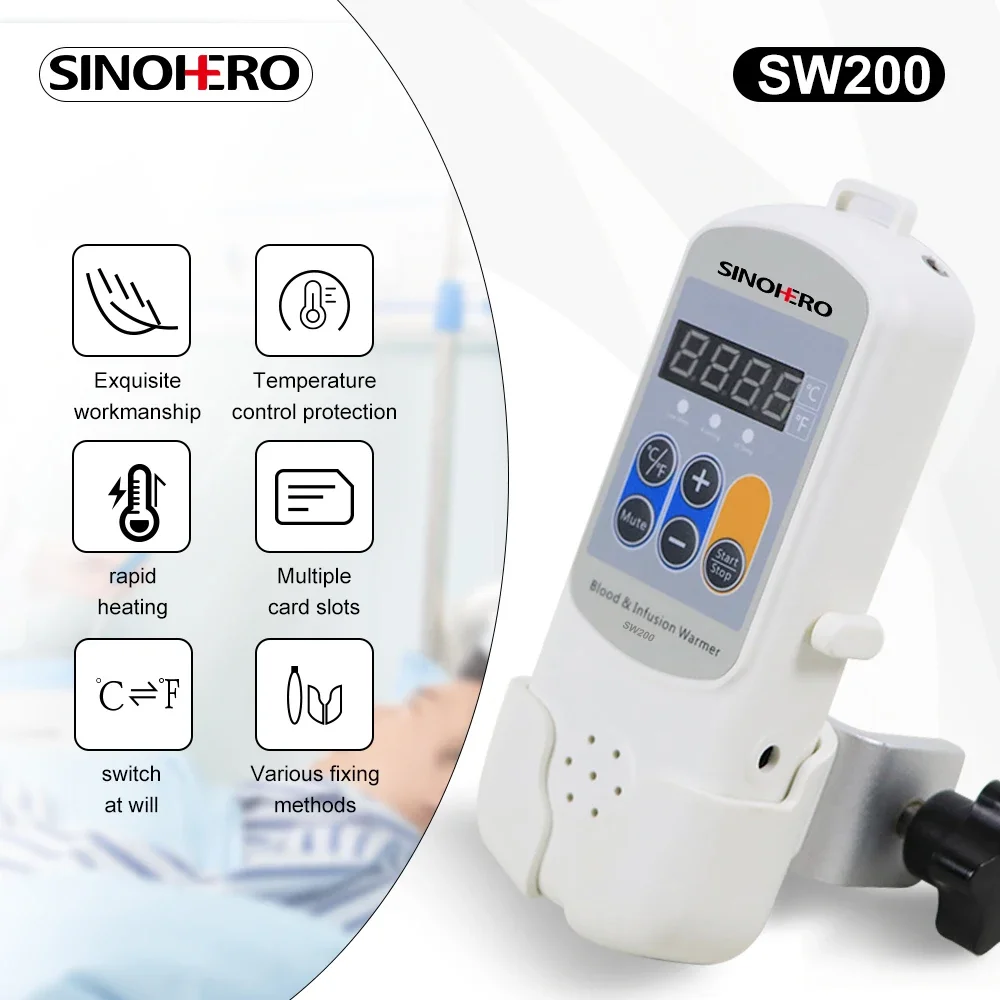 Portable medical  IV Fluid Warmer Blood Warming Infusion Heater Feeding infus Blood warmer