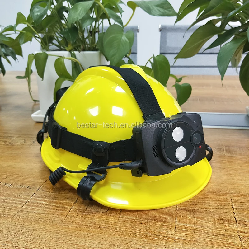 Smart Wearable 4G WIFI Safety Helmet With For Coal Railway Mining Construction