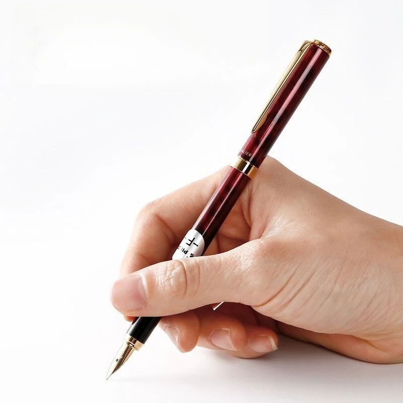 

Перьевая ручка PILOT Cavalier Brass с пером F/M 0.5/0.7 мм, с мраморным узором, FCAN-3SR, новогодний подарок, японская канцелярия, премиум-класс