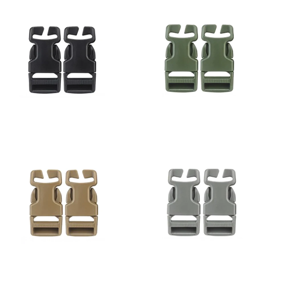 2Pcs Buckles Side Release Buckle Quick Attach Surface Mount CS Hunting Gear Airsoft Vest Modular Attachment Point