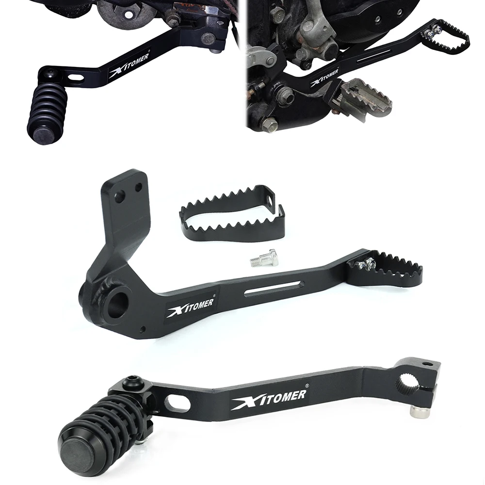 

Подходит для Yamaha TW200 1987-2020 2021 2022 2023 2024 2025 мотоциклетный стальной складной рычаг педали тормоза, рычаг переключения передач