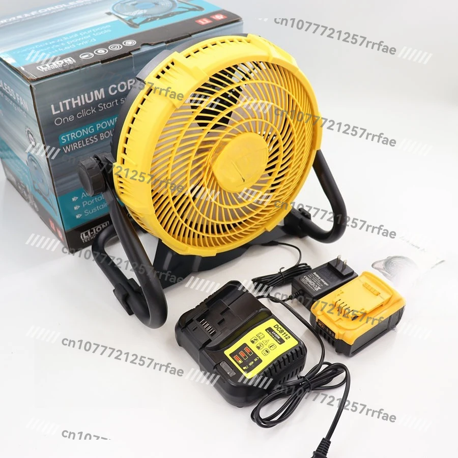 AC and DC Dual Purpose Small Rechargeable Suspended Outdoor Lithium Battery Fan 12 Inch Rechargeable