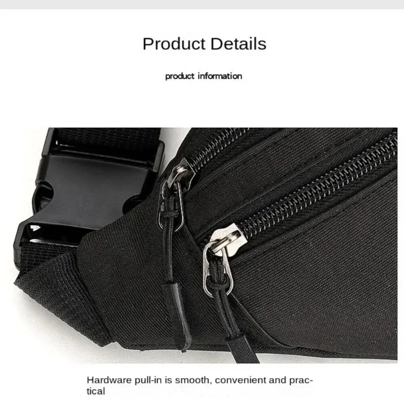 Casual Male Waist Bags Phone Bag Pouch Multi-functional Cross Body Bags Fashion Shoulder Bag Belt Bag Men Women