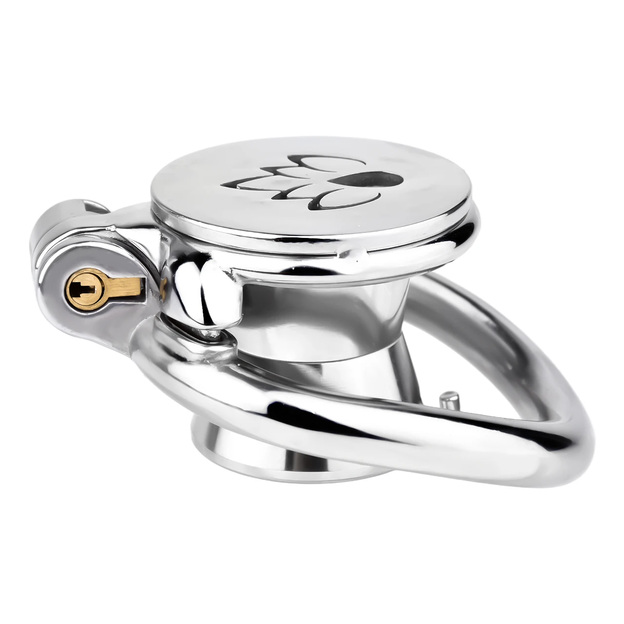 LEZEE Male Chastity Cage Device Flat Cock Cages Chastity Belt PA Penis Ring Locking Adult BDSM Sex Toys For Men Gay Couple image 4