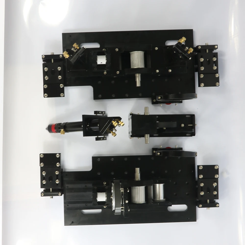 Composants mécaniques laser double tête pour machine de découpe et de gravure CO2 grand format, bricolage, 1318, 1325, 1518, 1525, 1820, 1825, 2030