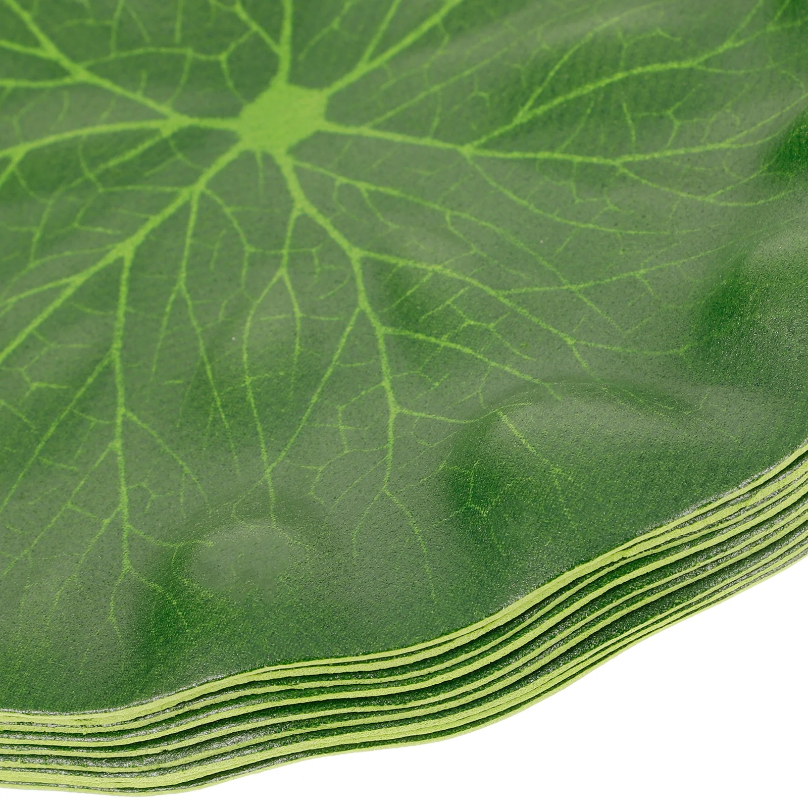 

Green Artificial Lotus Leaves 18cm EVA Material Decorative Fish Pond Aquarium Floating Props Scenery Water Leaf Simulation