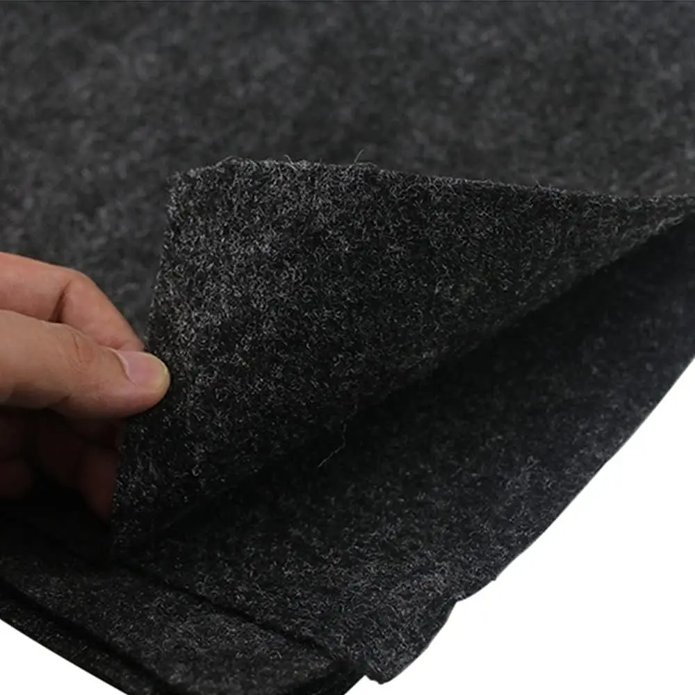 Protective Cover Black Grey Speaker Box Carpet Felt Fabric Width 0.5M Sub Woofer Trunk Liner Length 1/2M Speaker Mesh Cloth