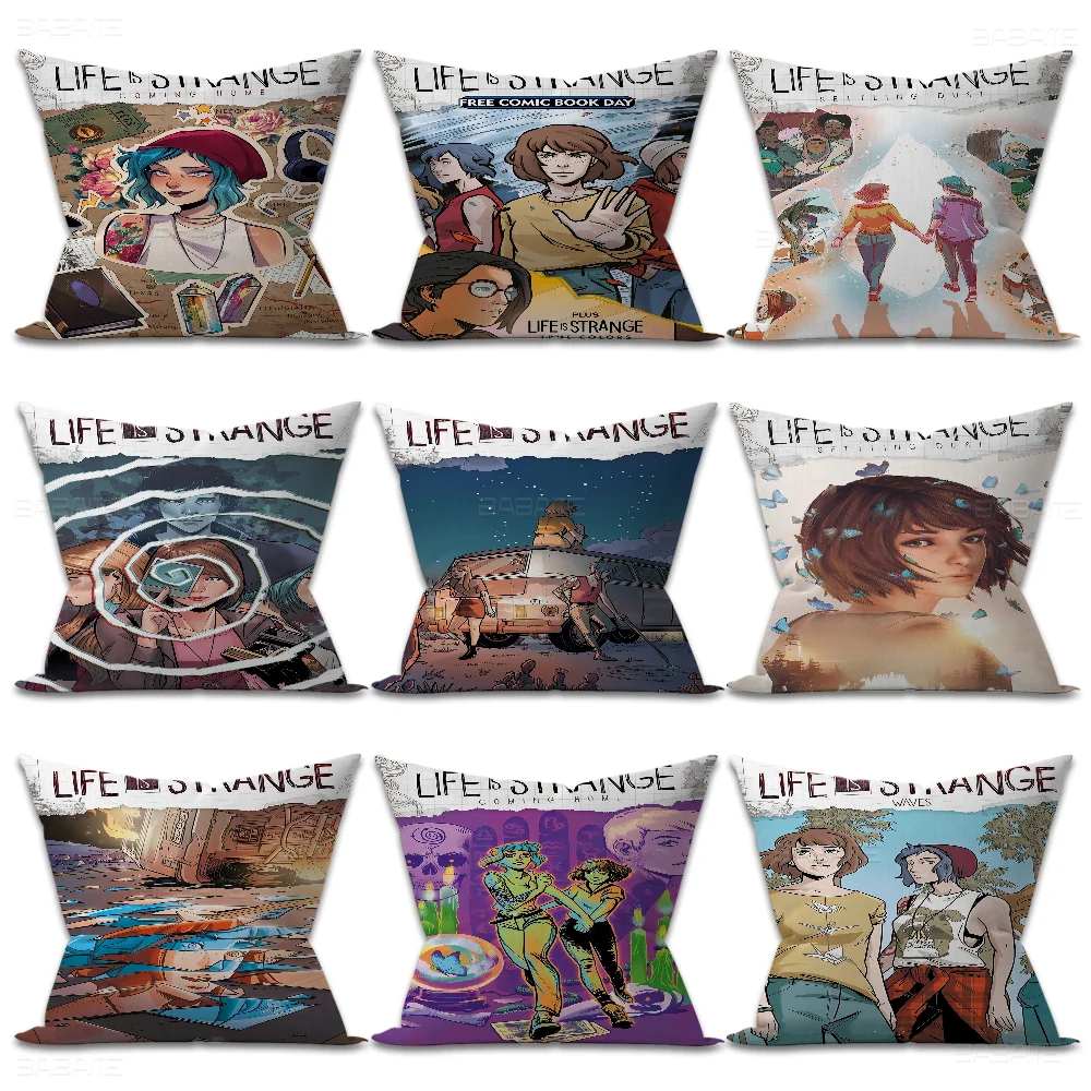 Life Is Strange 2 Cushion Cover Decorative Pillow Sofa Home Decor Case Pillow Cases