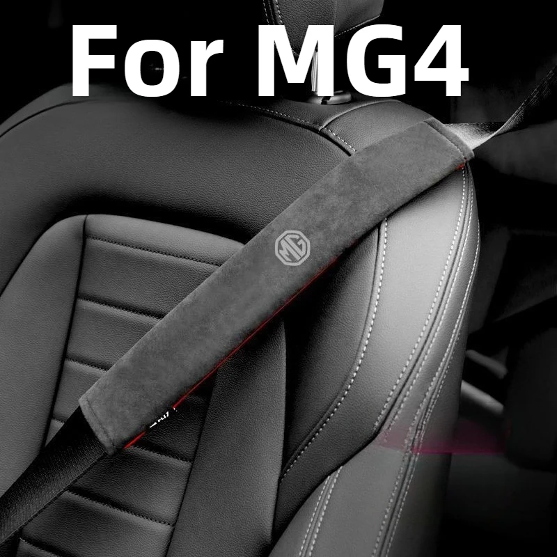 

For MG4 Accessories Vehicle Seat Belt Cushion Comfortable Shock-Absorbing Anti-Constriction Scratch-Proof Dust-Proof Magic Tap