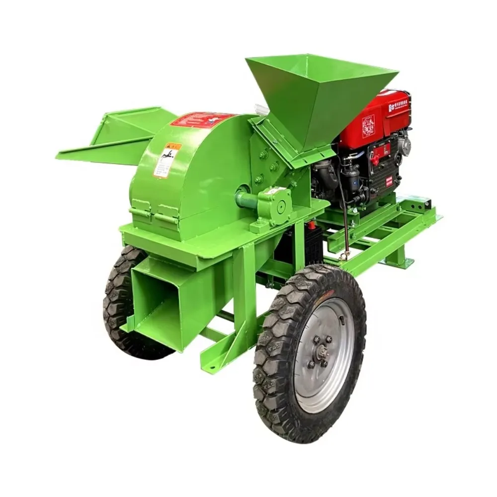 Mobile Fuel Garden Waste Leaves Crusher Wood Chipper Grinding Machines Tree Branch Chipper for Price