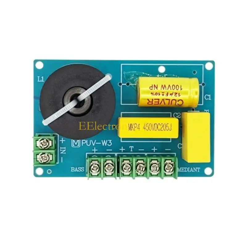 B03C Speaker Frequency Divider Board Treble Altos Bass 3 Way High Power Sound Crossovers Filter Frequency Distributor Module