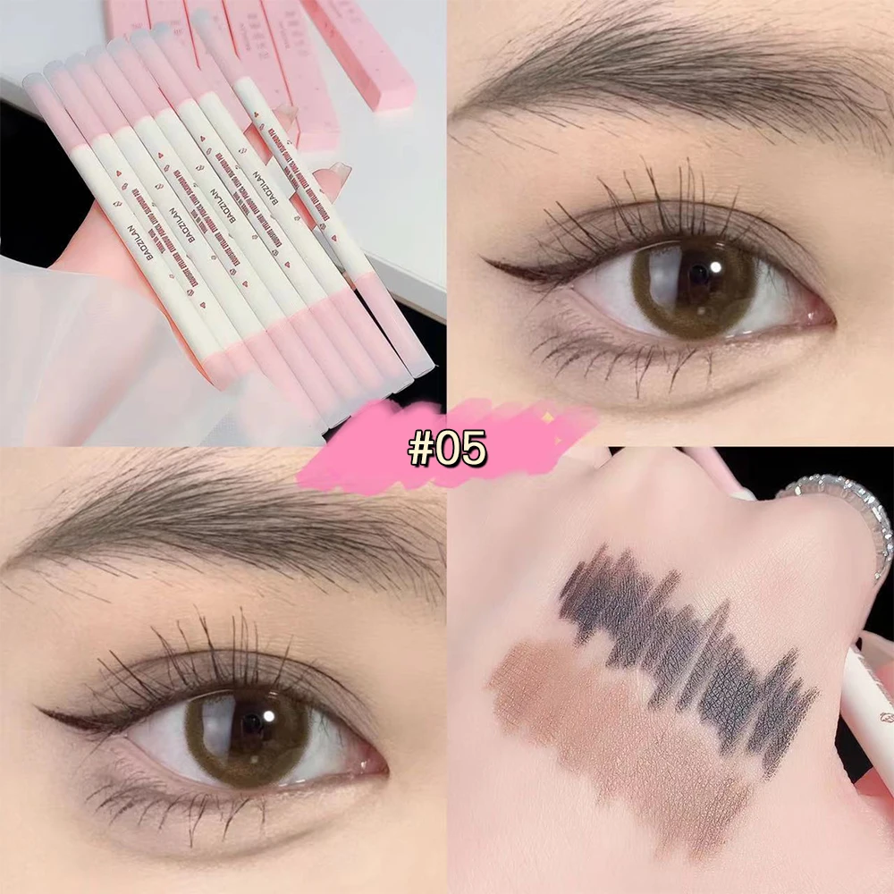 Eyeliner à paillettes diamant double tête, stylo ver à soie couché, surligneur de maquillage pour les yeux, anciers de fard à barrage scintillant imperméable, outils de maquillage