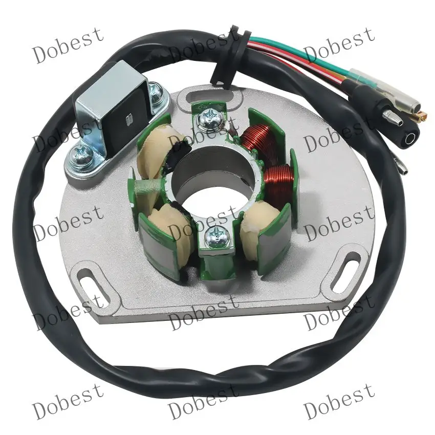 ل KTM 125 200 250 300 380 SX / EGS / SXS / MXC / EXC ستة أيام / Jackpiner 50339004100 مولد الدراجة النارية ملف الجزء الثابت المغناطيسي #6