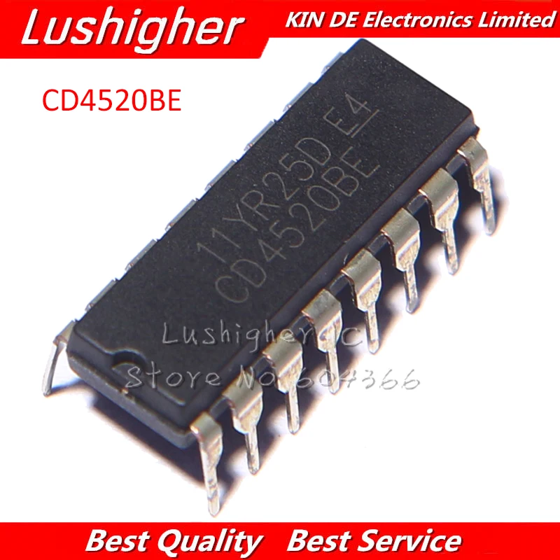 10PCS CD4520BE DIP16 CD4520 DIP Neue Original IC