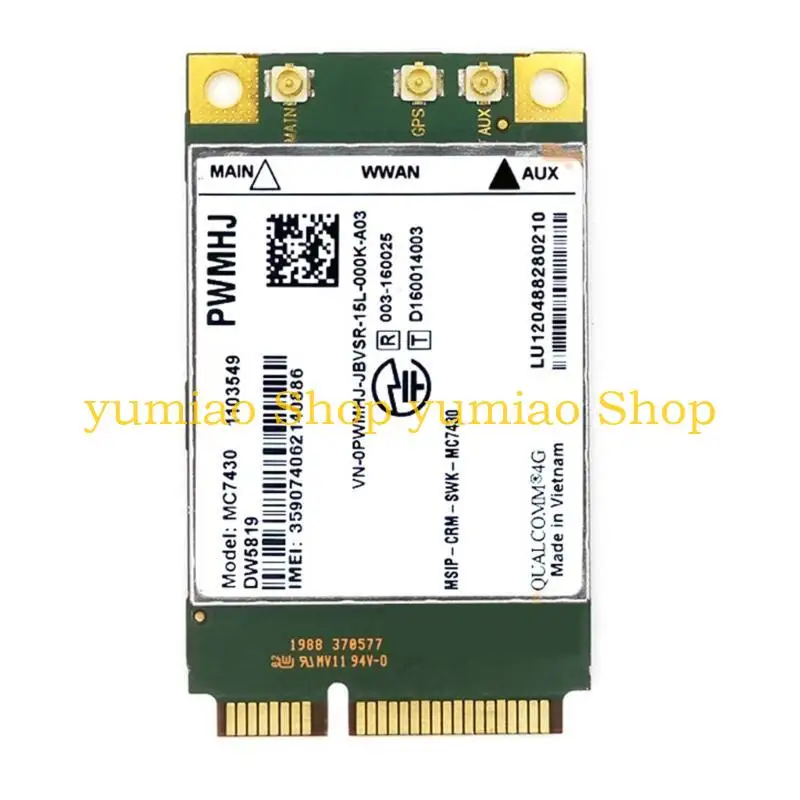 587B High Speed 4G Wireless Card MC7430 4G Module FDD-TDD LTE CAT6 4G Module USB3.0