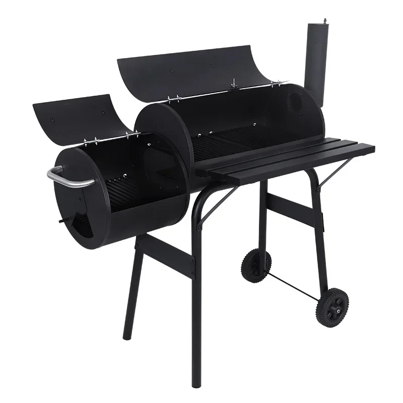 

Courtyard Barbecue Grill Outdoor American Charcoal Household Barbecue Large Size Hotel Villa Commercial Barbecue