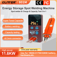 801 Series Storage Capacitor Spot Welder Machine Large Energy Storage Pulse Precision Nickels Spot Welder for 18650 Battery Weld